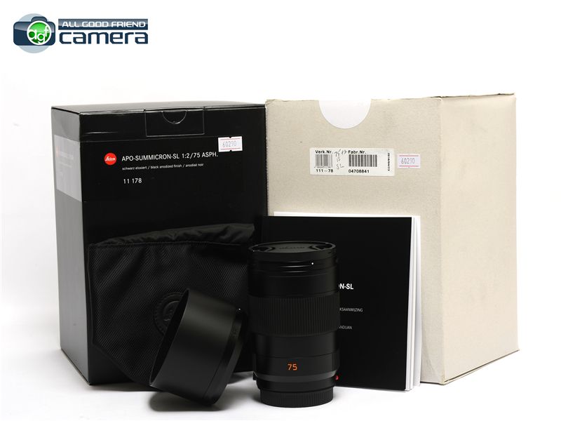 Leica APO-Summicron-SL 75mm F/2 ASPH. Lens 11178 Leica APO-Summicron-SL 75mm F/2 ASPH. Lens 11178