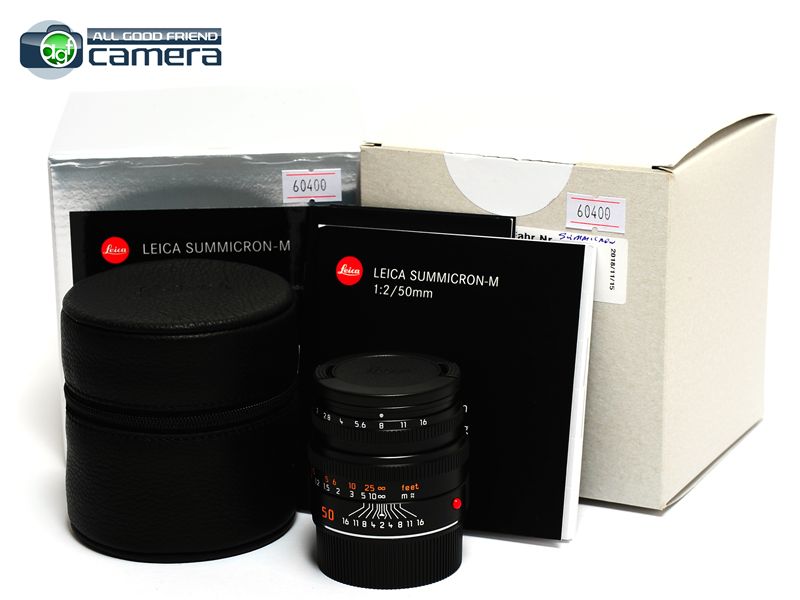 Leica Summicron-M 50mm F/2 Lens 6Bit Black 11826 Leica Summicron-M 50mm F/2 Lens 6Bit Black 11826