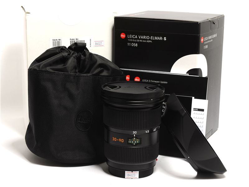 Leica Vario-Elmar-S 30-90mm F/3.5-5.6 ASPH. Lens 11058 Leica Vario-Elmar-S 30-90mm F/3.5-5.6 ASPH. Lens 11058