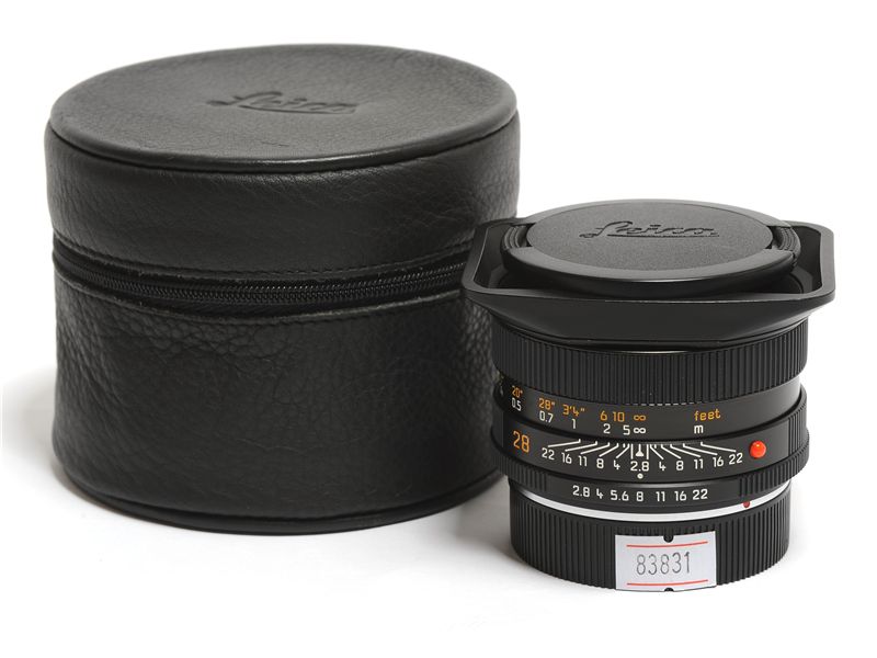 Leica Elmarit-R 28mm F/2.8 E55 ROM Lens Version II Leica Elmarit-R 28mm F/2.8 E55 ROM Lens Version II