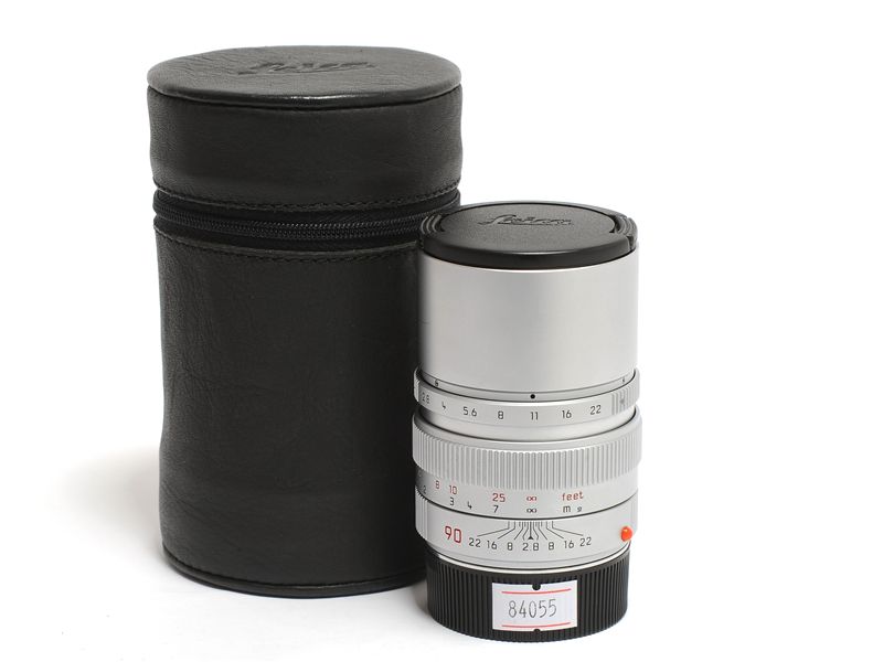 Leica Elmarit-M 90mm F/2.8 E46 Lens Silver/Chrome Leica Elmarit-M 90mm F/2.8 E46 Lens Silver/Chrome