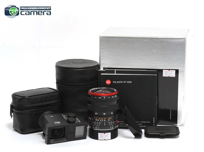 Leica Tri-Elmar-M 16-18-21mm F/4 ASPH. 6Bit Lens w/Universal Fin Leica Tri-Elmar-M 16-18-21mm F/4 ASPH. 6Bit Lens w/Universal Fin
