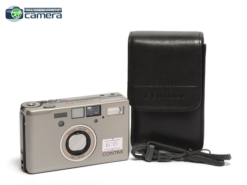 Contax T3 P&S Camera Titanium Silver w/Sonnar 35mm F/2.8 T* Lens Contax T3 P&S Camera Titanium Silver w/Sonnar 35mm F/2.8 T* Lens