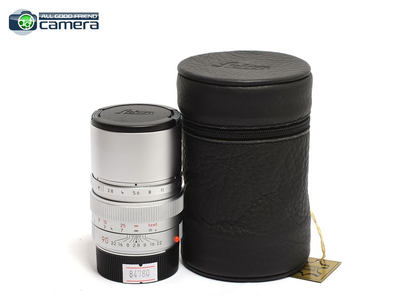 Leica Elmarit-M 90mm F/2.8 E46 Lens Silver/Chrome Leica Elmarit-M 90mm F/2.8 E46 Lens Silver/Chrome