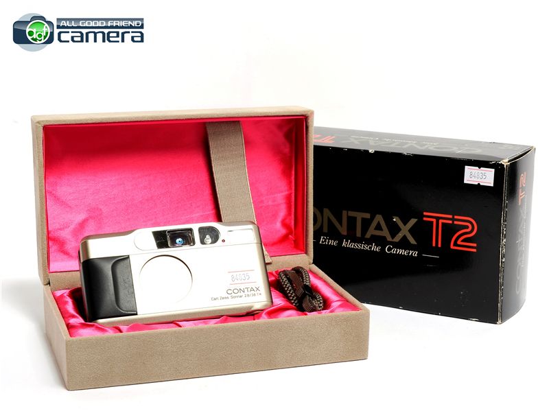 Contax T2 Film P&S Camera w/Data Back, Sonnar 38mm F/2.8 Lens Contax T2 Film P&S Camera w/Data Back, Sonnar 38mm F/2.8 Lens