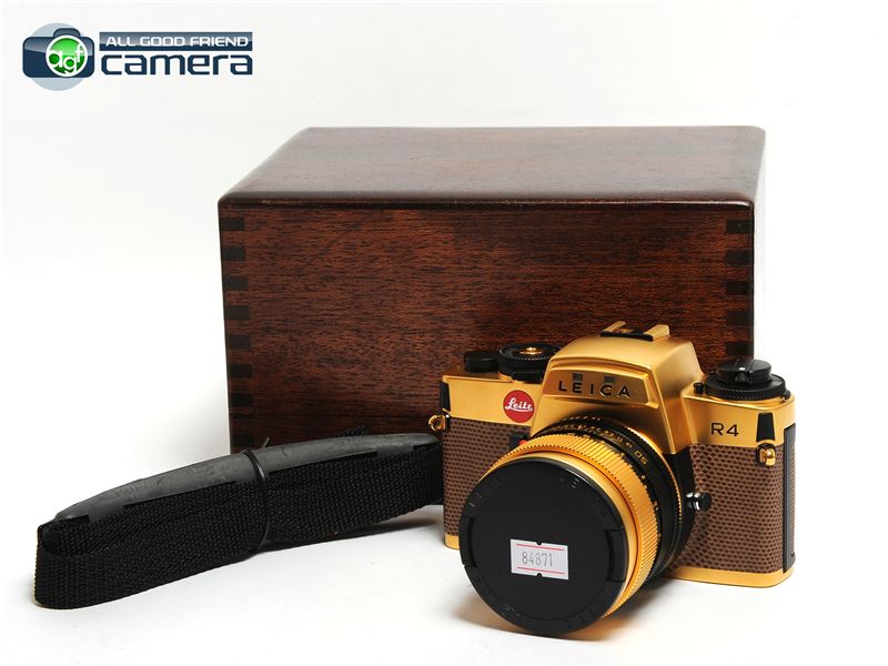 Leica R4 Gold Camera Kit w/Summilux-R 50mm F/1.4 Lens Leica R4 Gold Camera Kit w/Summilux-R 50mm F/1.4 Lens