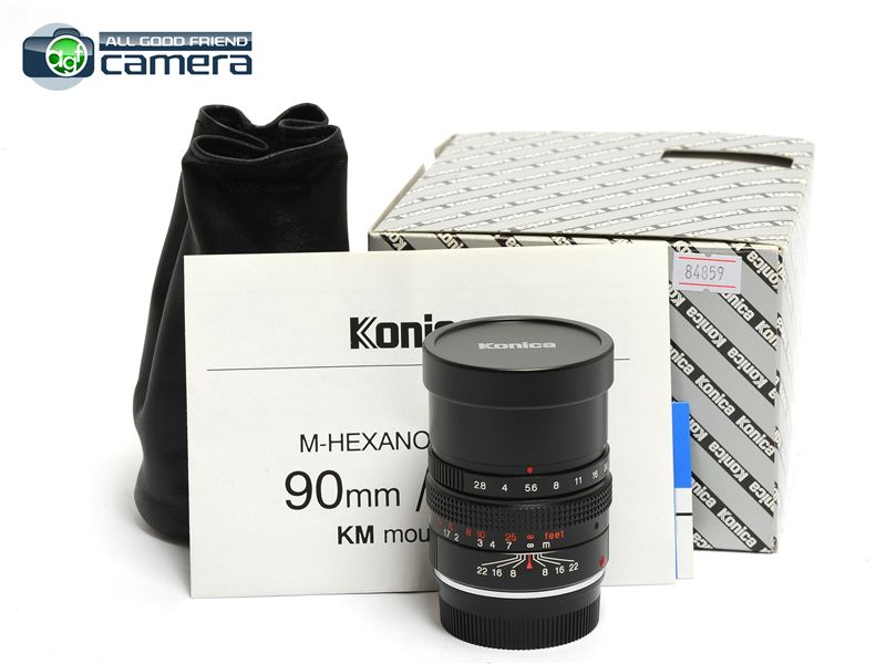 Konica M-Hexanon 90mm F/2.8 Lens Leica M Mount Konica M-Hexanon 90mm F/2.8 Lens Leica M Mount