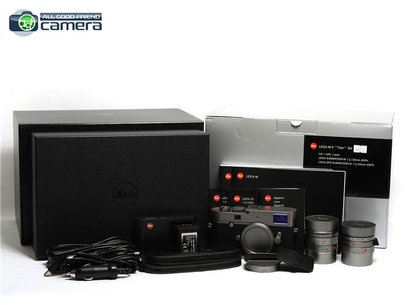 Leica M-P (Typ 240) Titanium Edition w/28/2 ASPH & 50/2 APO Lens Leica M-P (Typ 240) Titanium Edition w/28/2 ASPH & 50/2 APO Lens
