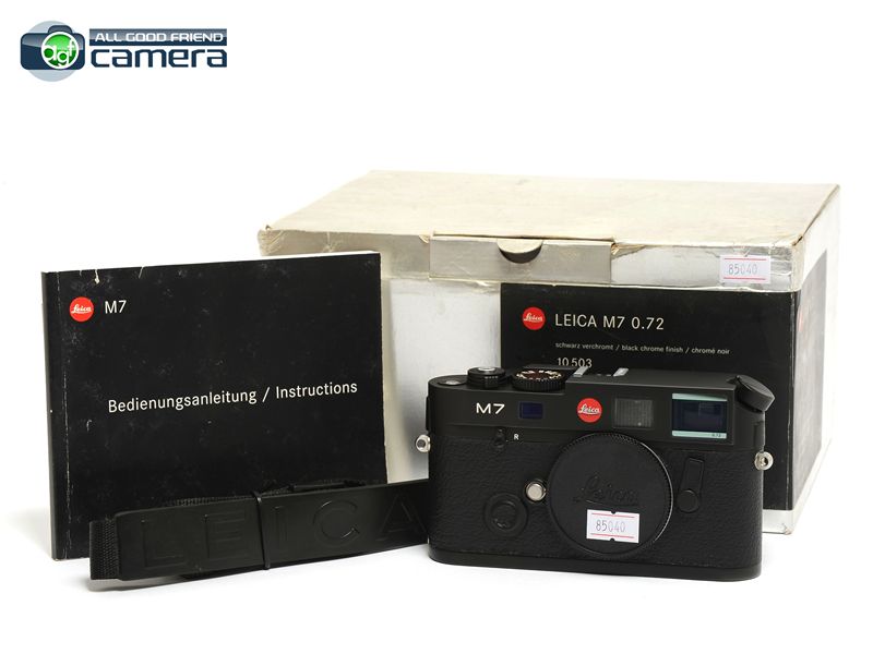 Leica M7 Rangefinder 0.72 Camera Black Leica M7 Rangefinder 0.72 Camera Black