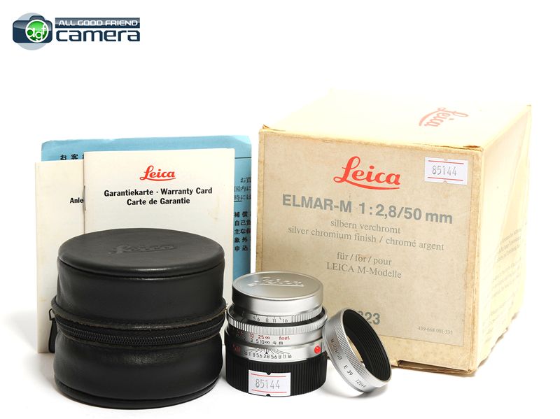 Leica Elmar-M 50mm F/2.8 E39 Lens Silver Leica Elmar-M 50mm F/2.8 E39 Lens Silver