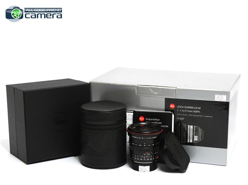 Leica Summilux-M 21mm F/1.4 ASPH. Lens 6Bit Black 11647 Leica Summilux-M 21mm F/1.4 ASPH. Lens 6Bit Black 11647