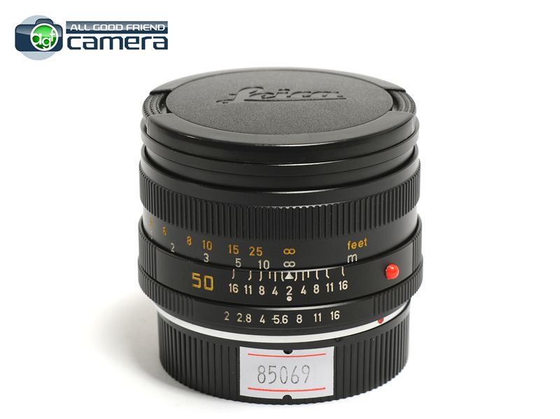 Leica Leitz Summicron-R 50mm F/2 Lens Canada R-Only Leica Leitz Summicron-R 50mm F/2 Lens Canada R-Only