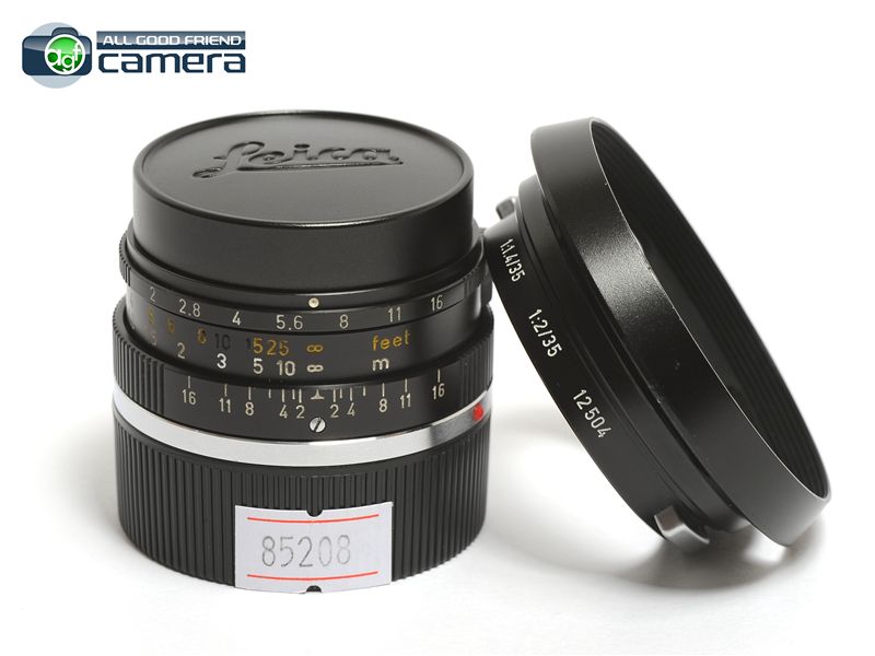Leica Summicron-M 35mm F/2 Lens 6 Elements Type 3 Canada Leica Summicron-M 35mm F/2 Lens 6 Elements Type 3 Canada