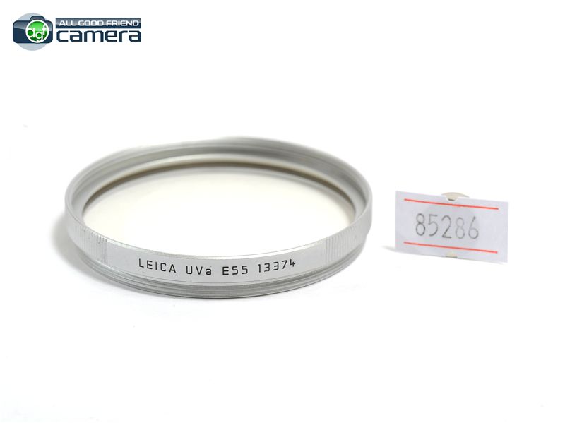 Leica E55 55mm UVa Filter Silver/Chrome 13374 Leica E55 55mm UVa Filter Silver/Chrome 13374