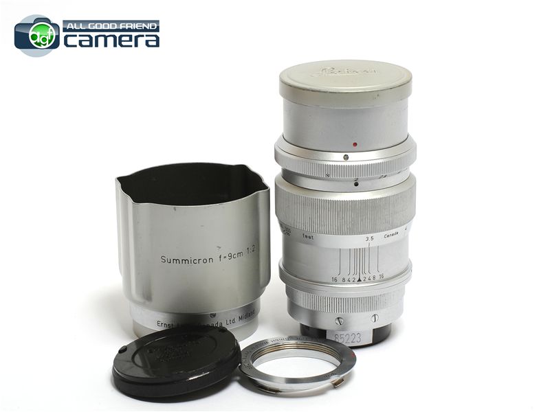 Leica Leitz Summicron 90mm F/2 Lens 1st Version LTM/L39 Screw Mo Leica Leitz Summicron 90mm F/2 Lens 1st Version LTM/L39 Screw Mo