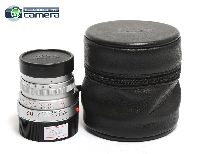 Leica Summicron-M 50mm F/2 E39 Lens Silver Version 4 Germany Leica Summicron-M 50mm F/2 E39 Lens Silver Version 4 Germany