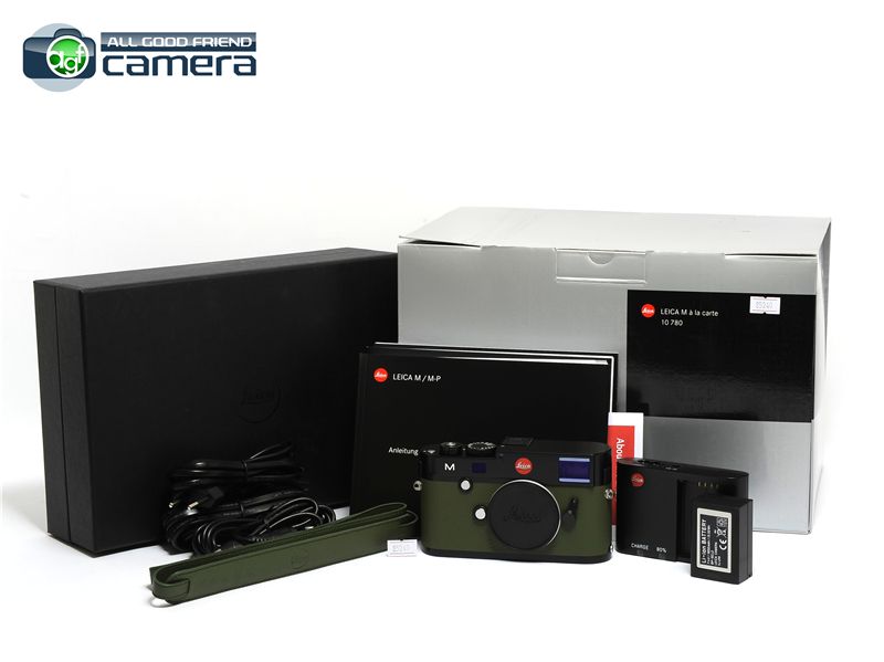 Leica M 240 M-P A La Carte Rangefinder Camera Black w/Green Leat Leica M 240 M-P A La Carte Rangefinder Camera Black w/Green Leat