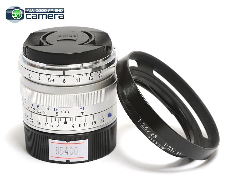Zeiss Biogon 28mm F/2.8 ZM Lens Silver Leica M Mount Zeiss Biogon 28mm F/2.8 ZM Lens Silver Leica M Mount