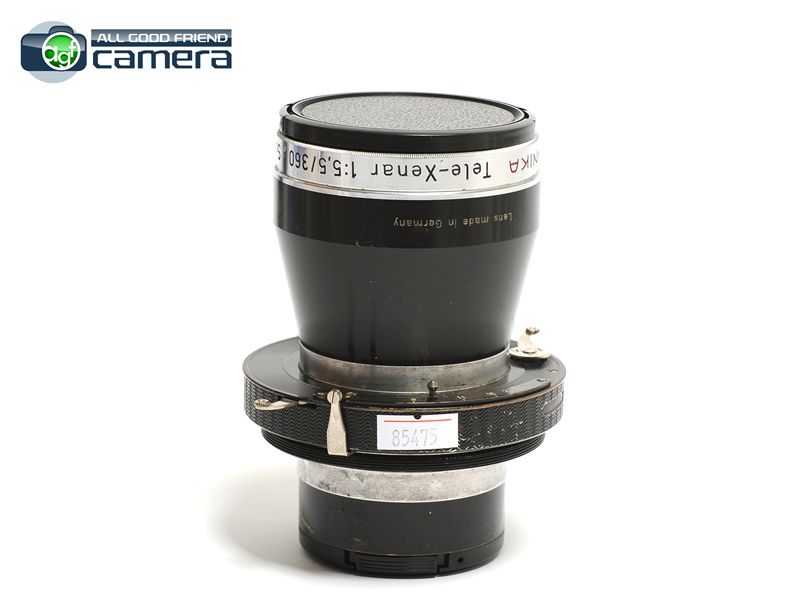 Schneider Tele-Xenar 360mm F/5.5 Linhof 4x5 5x7 Lens w/Compound Schneider Tele-Xenar 360mm F/5.5 Linhof 4x5 5x7 Lens w/Compound