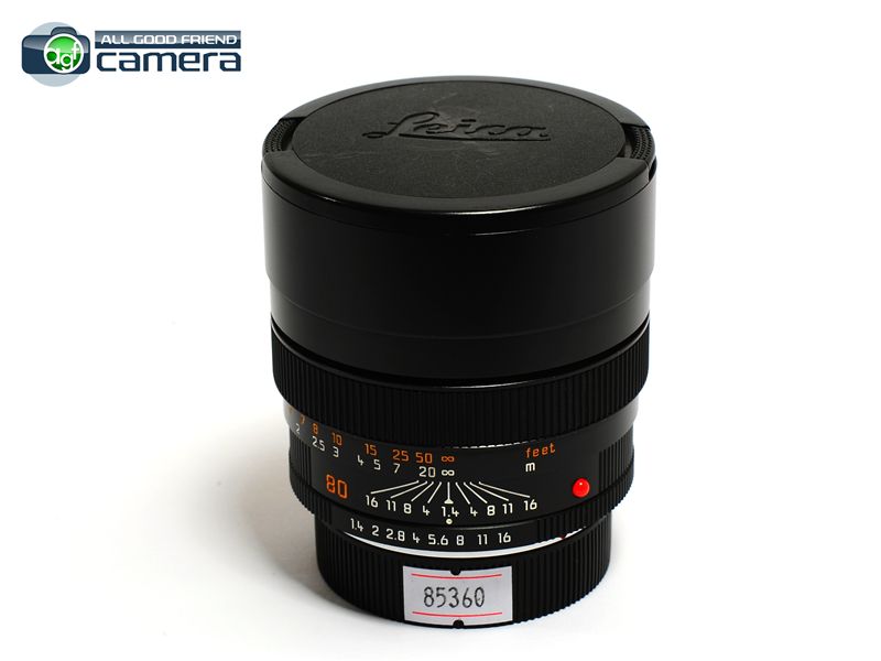 Leica Summilux-R 80mm F/1.4 E67 ROM Lens Germany Late Serial No. Leica Summilux-R 80mm F/1.4 E67 ROM Lens Germany Late Serial No.