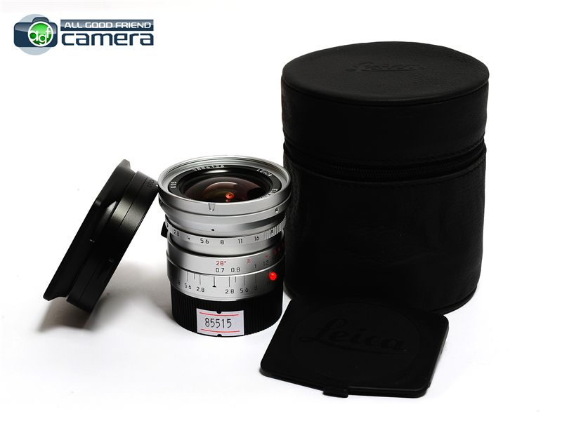 Leica Elmarit-M 21mm F/2.8 ASPH. E55 Lens Silver/Chrome Leica Elmarit-M 21mm F/2.8 ASPH. E55 Lens Silver/Chrome