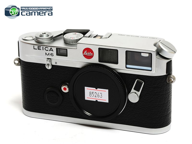 Leica M6 Classic Rangefinder Camera Silver, Early Leitz Logo Ver Leica M6 Classic Rangefinder Camera Silver, Early Leitz Logo Ver