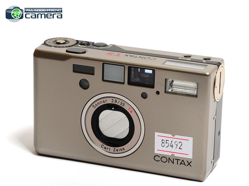 Contax T3 P&S Camera Titanium Silver w/Data Back, Double Teeth S Contax T3 P&S Camera Titanium Silver w/Data Back, Double Teeth S