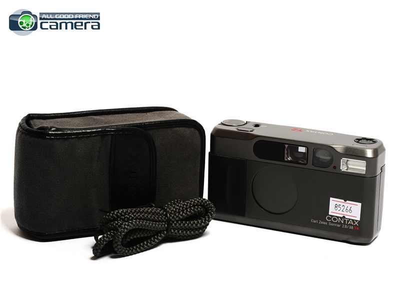 Contax T2 Film P&S Camera Titanium Black w/Sonnar 38mm F/2.8 Len Contax T2 Film P&S Camera Titanium Black w/Sonnar 38mm F/2.8 Len