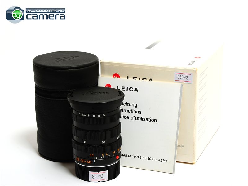 Leica Tri-Elmar-M 28-35-50mm F/4 ASPH. E55 Lens Leica Tri-Elmar-M 28-35-50mm F/4 ASPH. E55 Lens