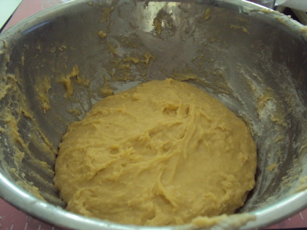 Dough ready to be left to proof