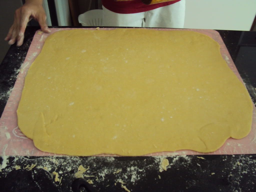 Rolled our dough