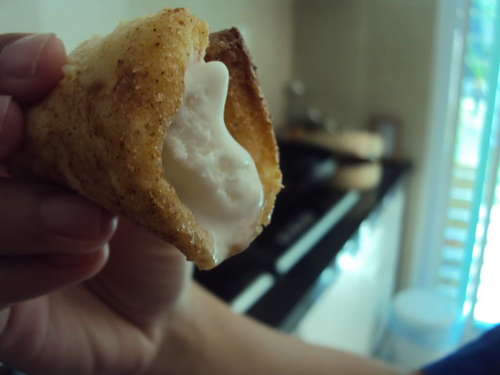 Cinnamon sugar ice cream sandwich =)
