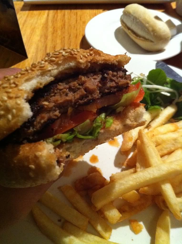 Lamb and Zucchini Burger