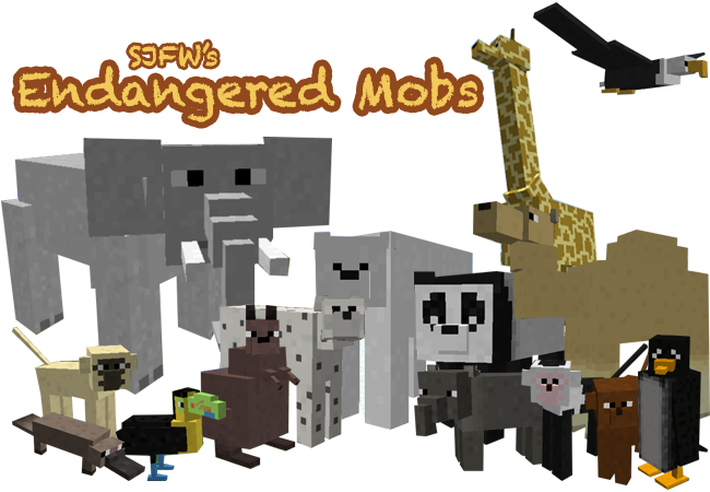 This mod adds endangered species to Minecraft, along with over 40 new ...