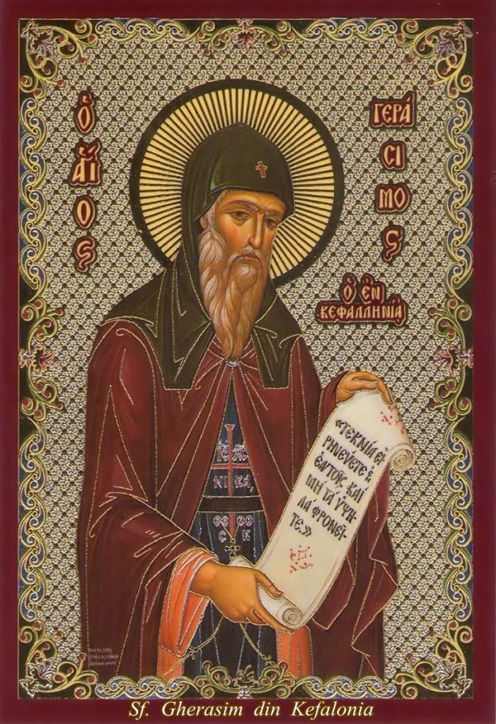 Sfântul Gherasim din Kefalonia, marele făcător de minuni - 16 august