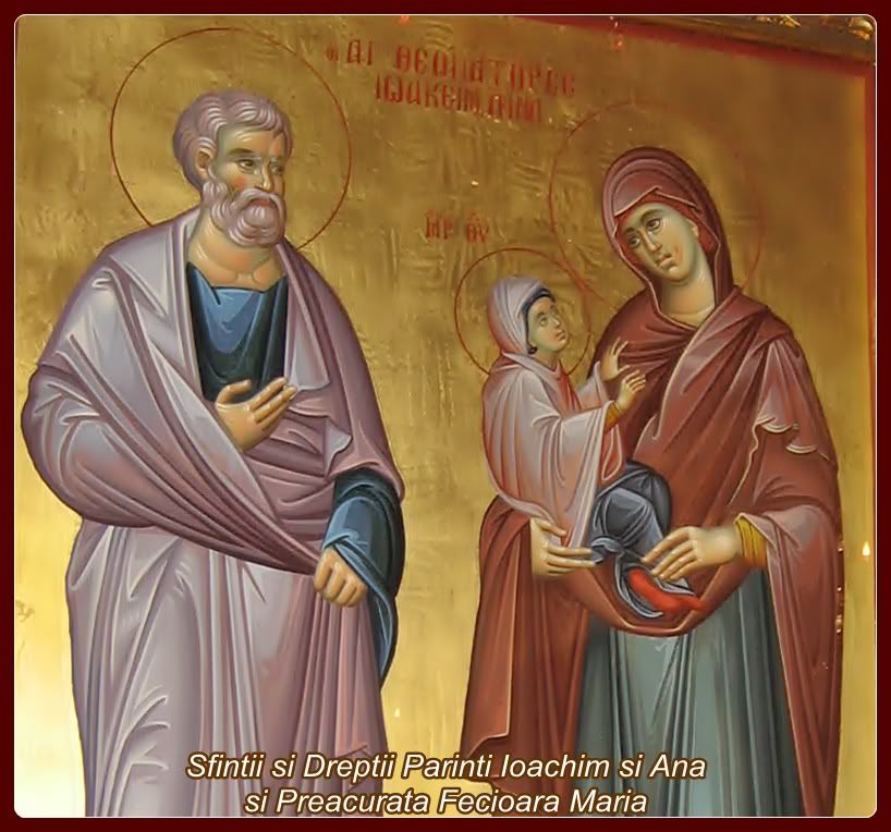 Dositeea: Sfinţii Părinţi Ioachim şi Ana - icoane