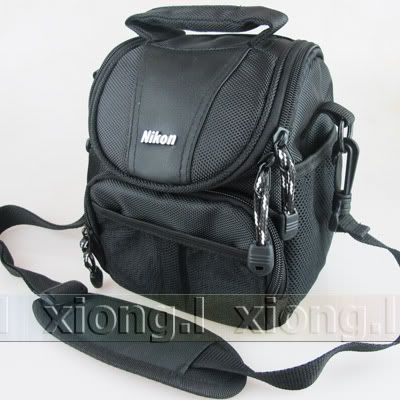 Nikon Neck Strap on Camera Case Bag For Nikon Coolpix L120 L110 L100 P500 P100 P90 P80