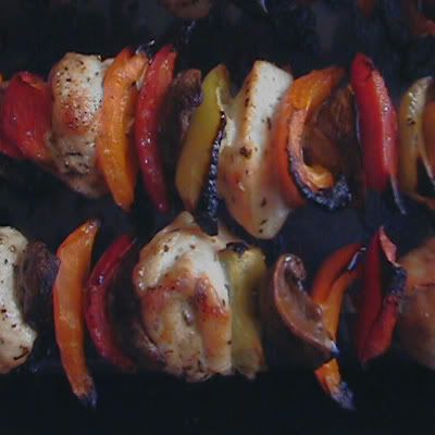 brochetas de pollo al horno