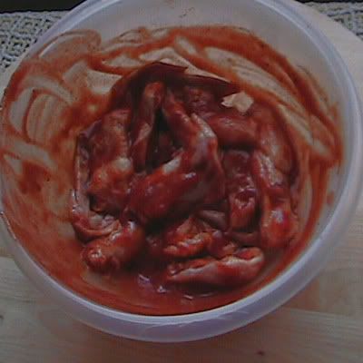 alitas de pollo picantes