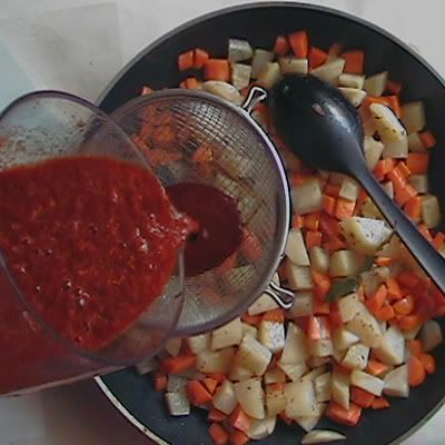 pollo con vegetales al horno