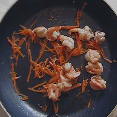 camarones en teriyaki