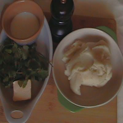 huevos rellenos con purée de papa