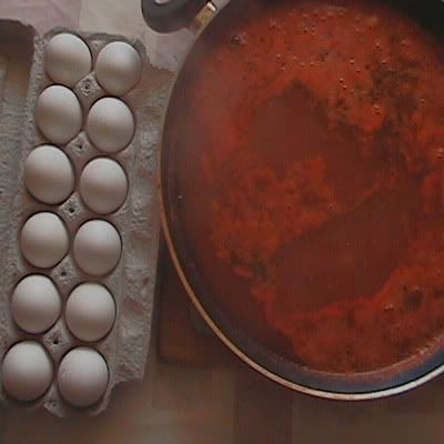 salsa de tomate para huevos
