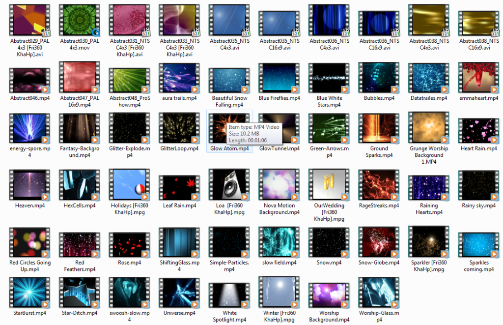 chép hiệu ứng làm phim