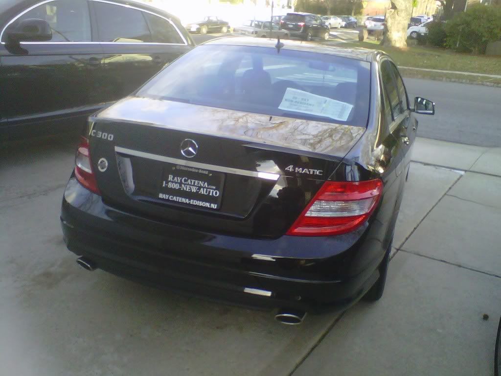 2011 Mercedes c300 blacked out #1