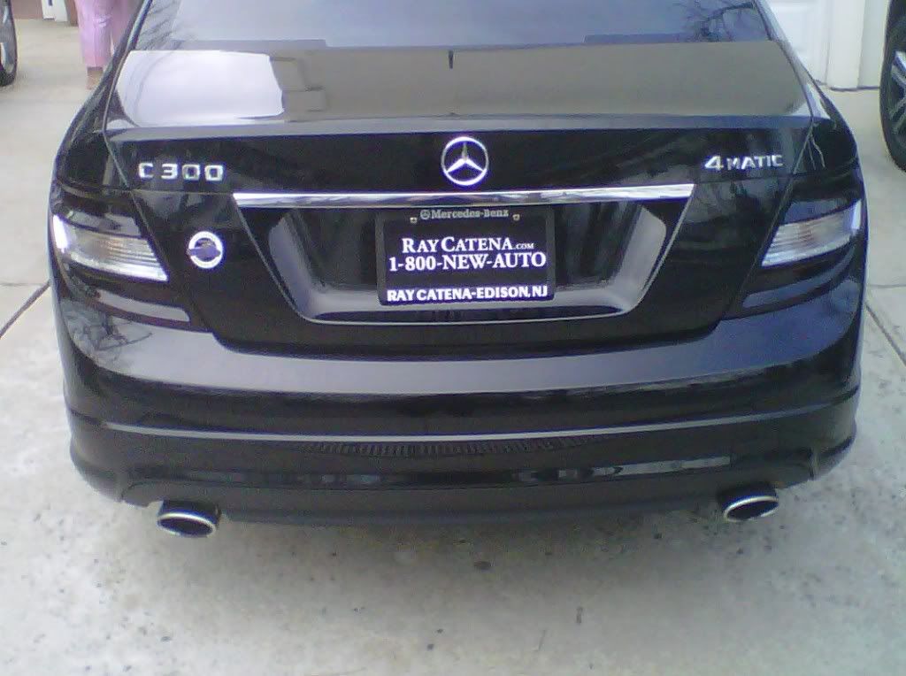 2011 Mercedes c300 blacked out #3