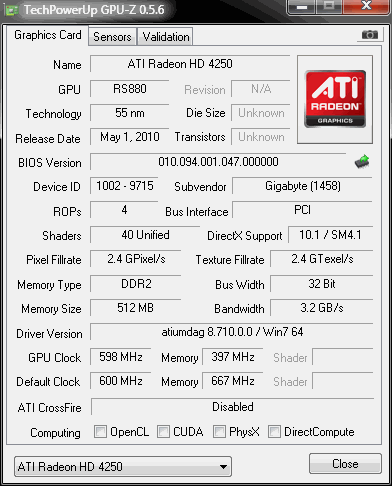 Ati 4250