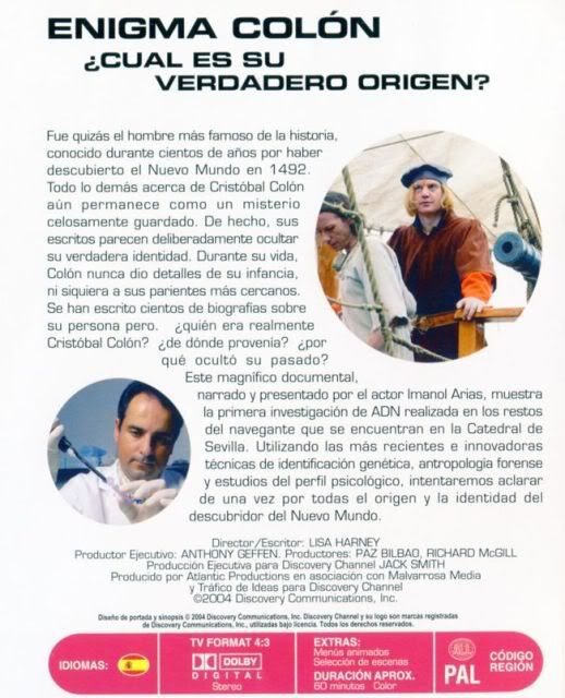 EC2 - Enigma Colón ¿cual es su verdadero origen?[Discovery C.] (2004) [DVD5]