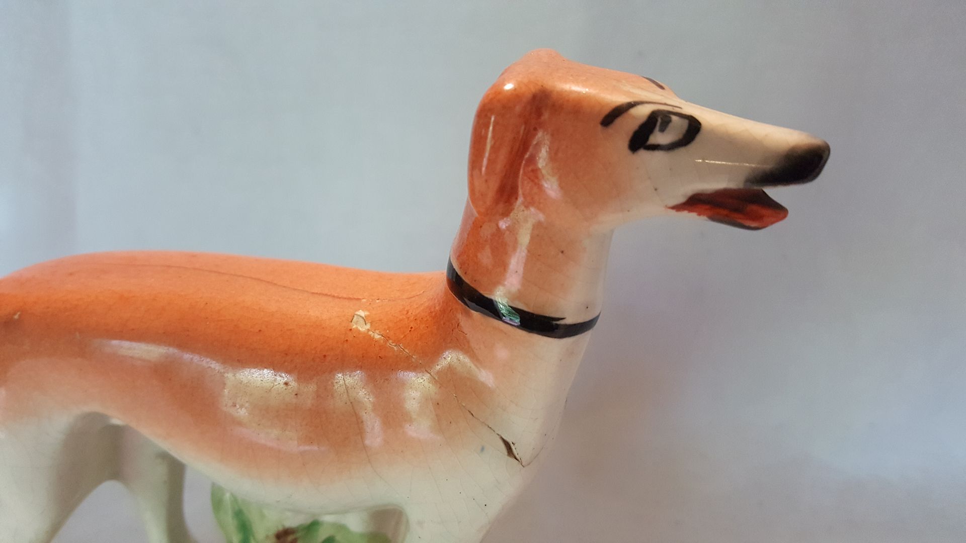 Staffordshire vintage Victorian antique pair of greyhound dog figurine ornaments eBay