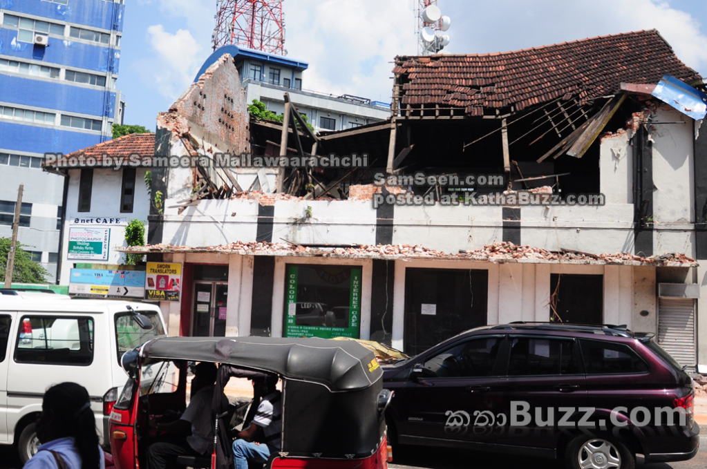 Fujifilm building collapsed in Sri Lanka